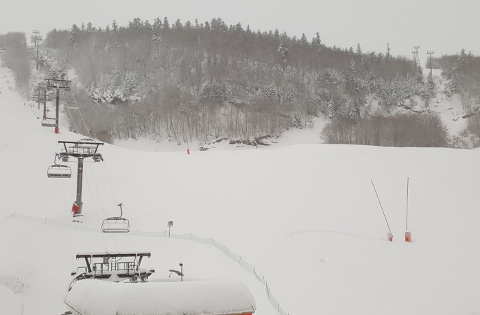 Retour de la neige à Gourette