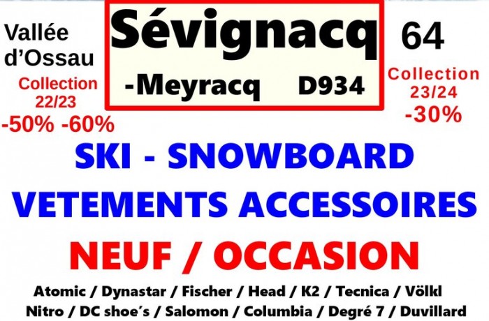 DESTOCKAGE - DEPOT VENTE - SKI - SNOW - VETEMENTS -...